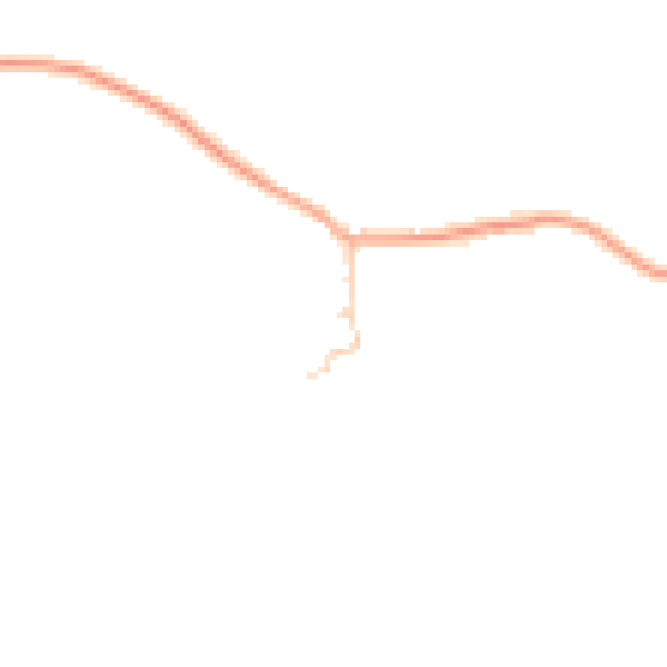 Daytime road noise heatmap for HR1 3JU