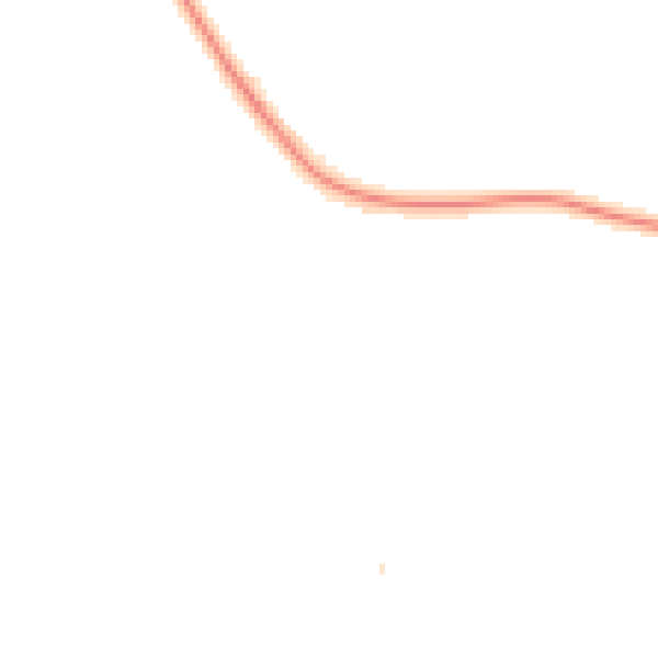 Night-time road noise heatmap for HR1 3LR