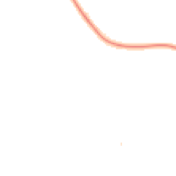 Night-time road noise heatmap for HR1 3LU