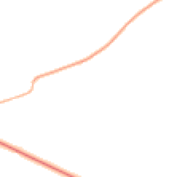 Night-time road noise heatmap for HR1 3QS
