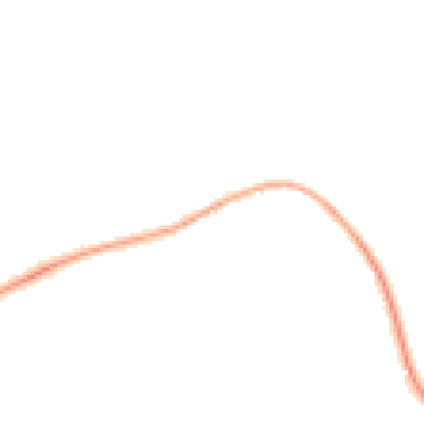 Night-time road noise heatmap for HR1 4BA