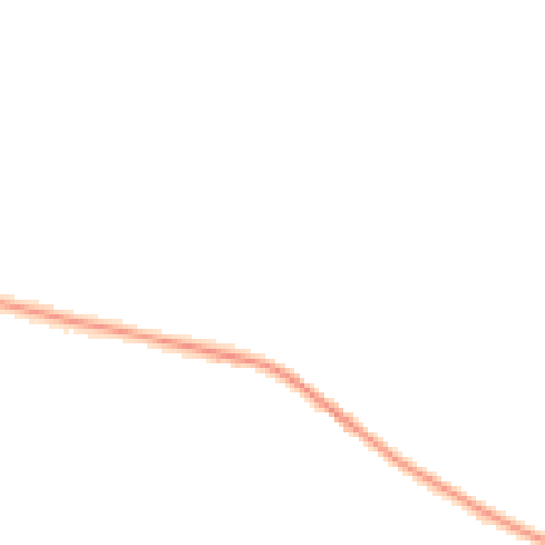 Night-time road noise heatmap for HR1 4JN