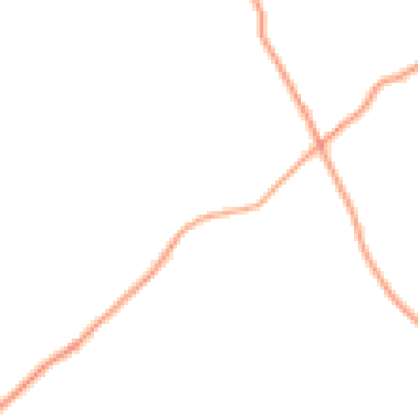Daytime road noise heatmap for HR1 4SH