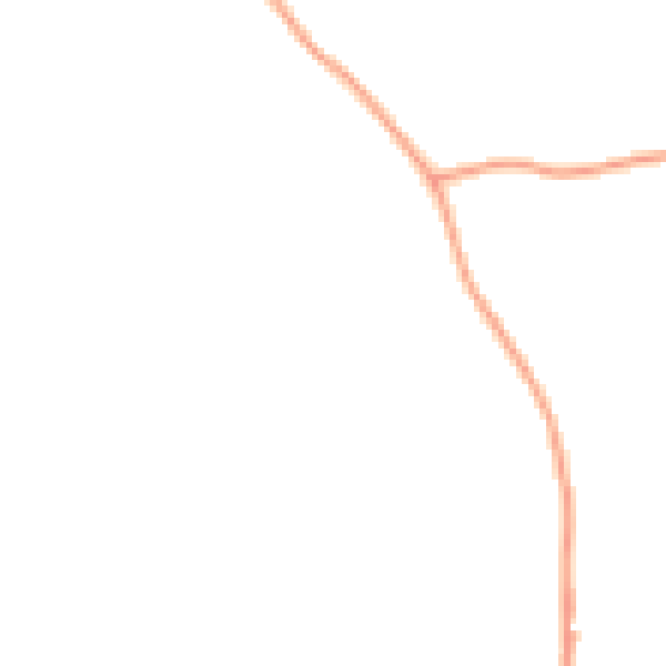 Daytime road noise heatmap for HR2 0AT