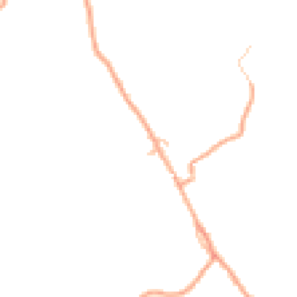 Daytime road noise heatmap for HR2 0AY