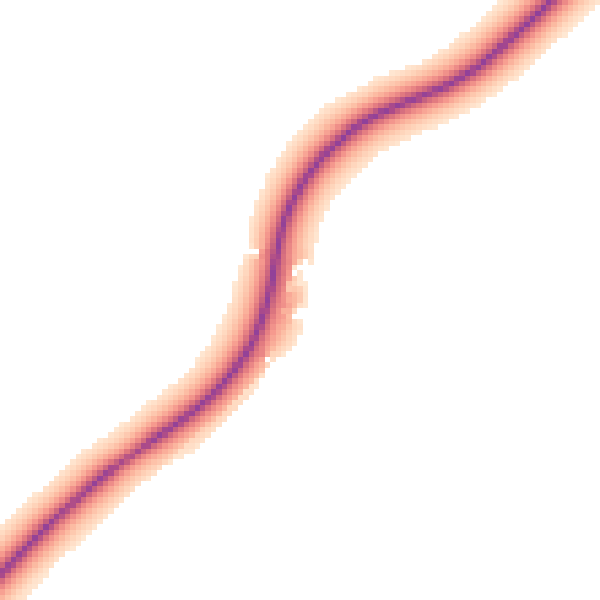 Daytime road noise heatmap for HR2 0BG