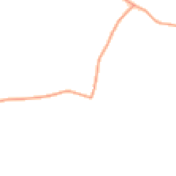 Daytime road noise heatmap for HR2 0DD