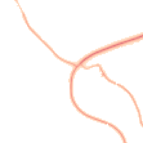 Night-time road noise heatmap for HR2 0DH