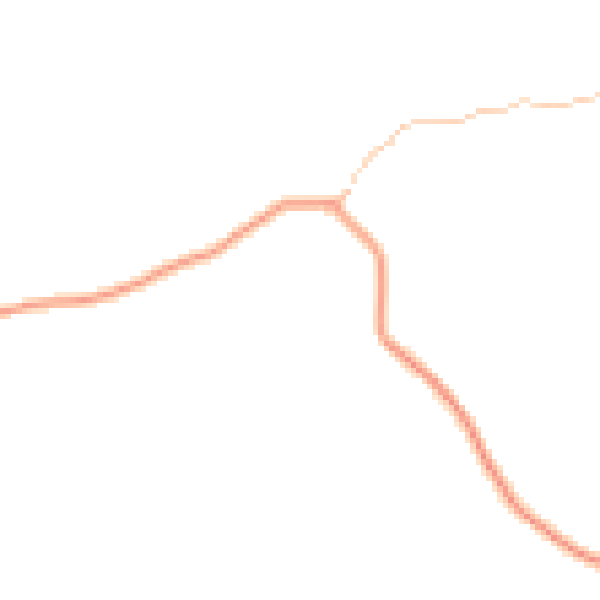 Daytime road noise heatmap for HR2 0HL