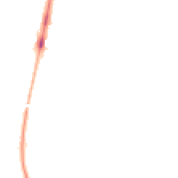 Night-time road noise heatmap for HR2 6GH