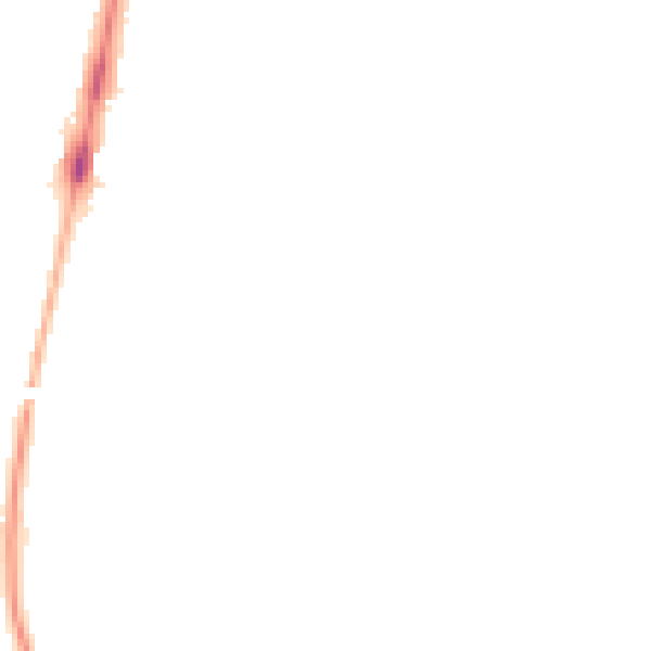Night-time road noise heatmap for HR2 6GP