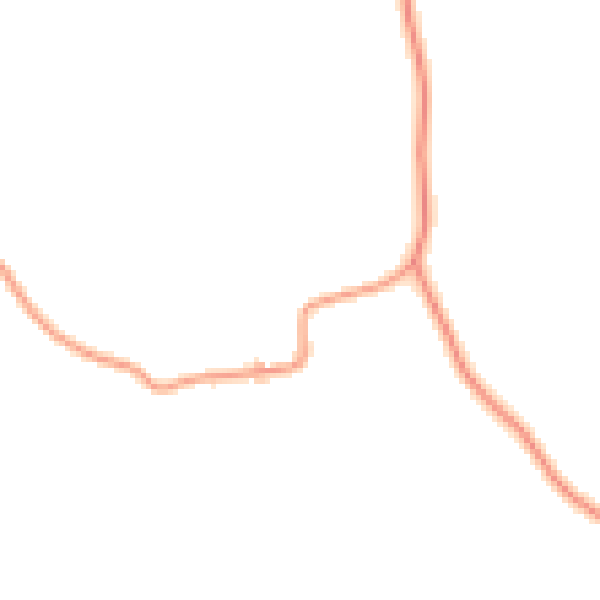 Daytime road noise heatmap for HR2 6PQ