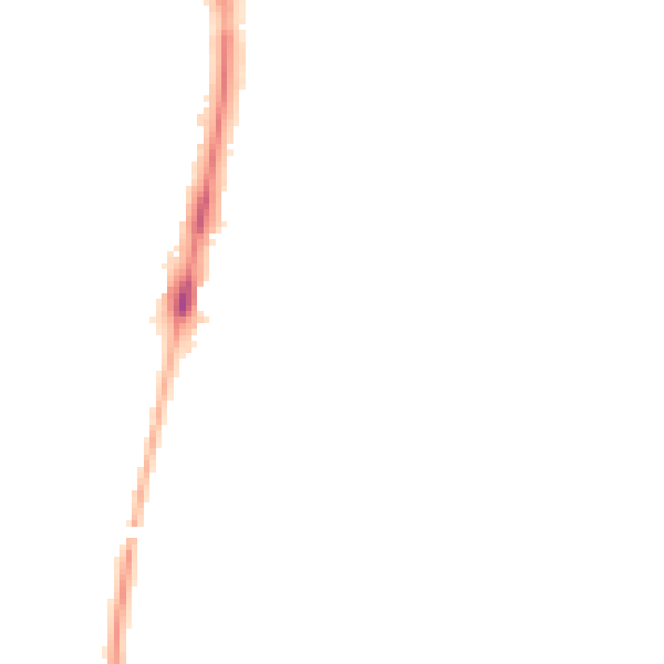 Night-time road noise heatmap for HR2 6RN