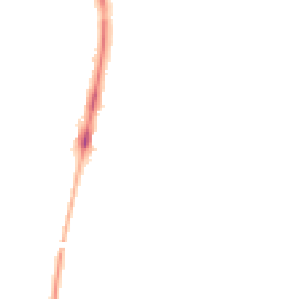 Night-time road noise heatmap for HR2 6RP