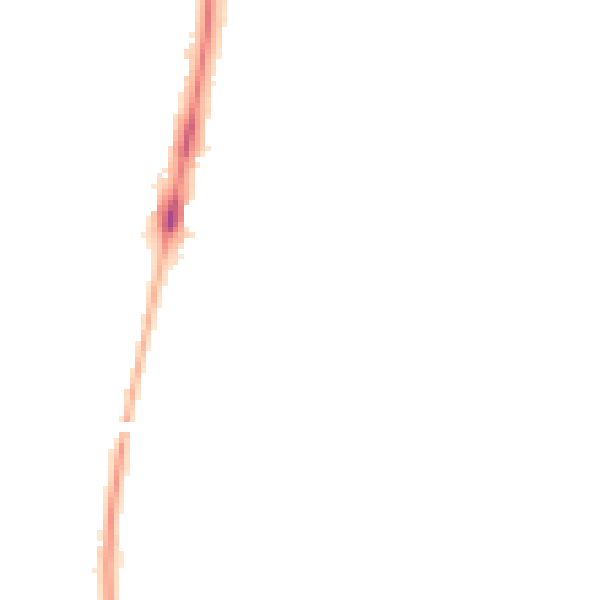 Night-time road noise heatmap for HR2 6RU