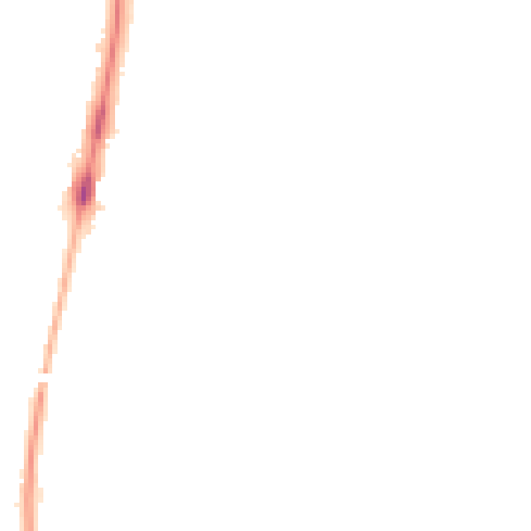 Night-time road noise heatmap for HR2 6SE