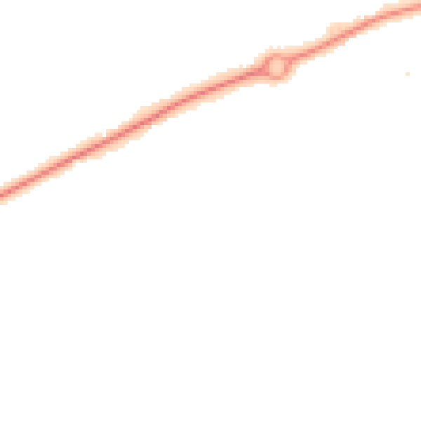 Night-time road noise heatmap for HR2 7GD