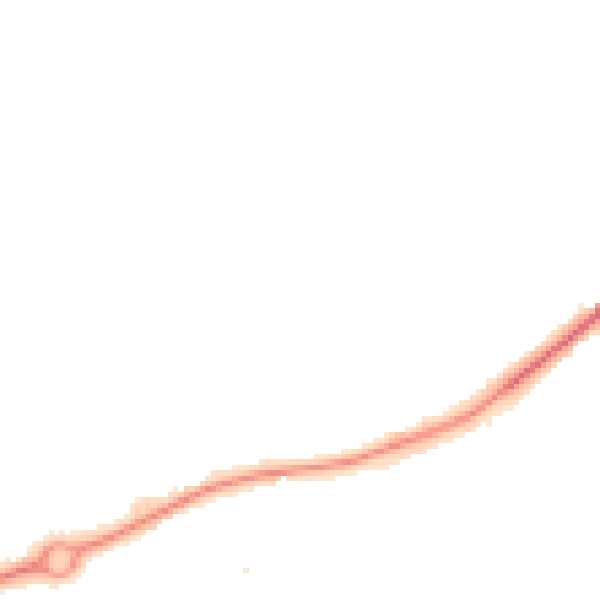 Night-time road noise heatmap for HR2 7LS