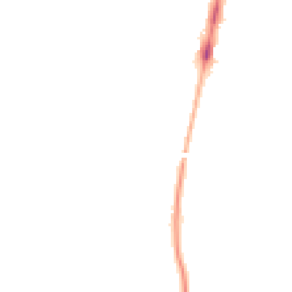 Night-time road noise heatmap for HR2 7QB