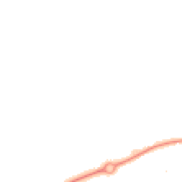 Night-time road noise heatmap for HR2 7SL