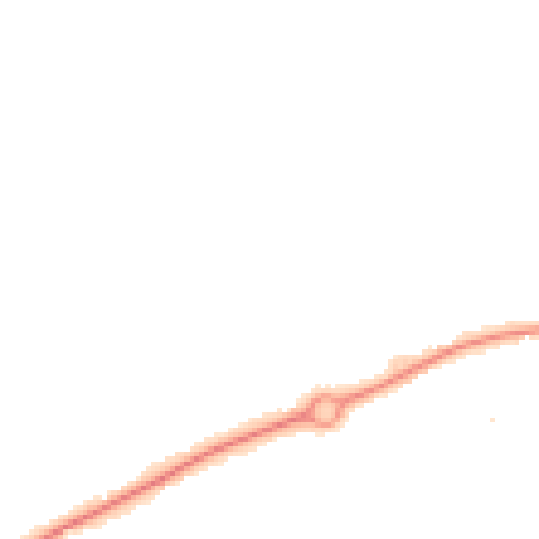 Night-time road noise heatmap for HR2 7SQ