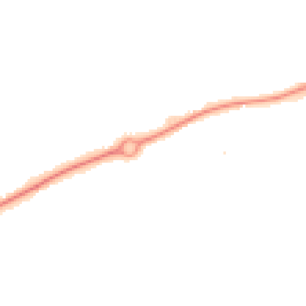Night-time road noise heatmap for HR2 7TY