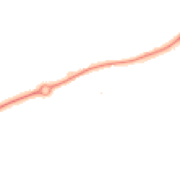 Night-time road noise heatmap for HR2 7UD