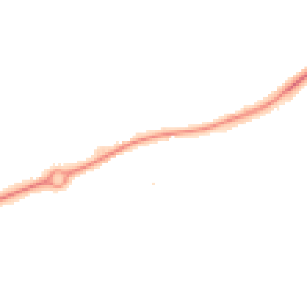 Night-time road noise heatmap for HR2 7UE