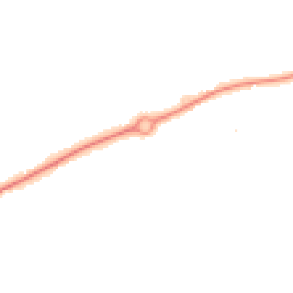 Night-time road noise heatmap for HR2 7UP
