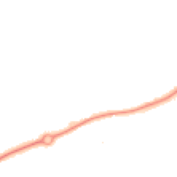 Night-time road noise heatmap for HR2 7XL