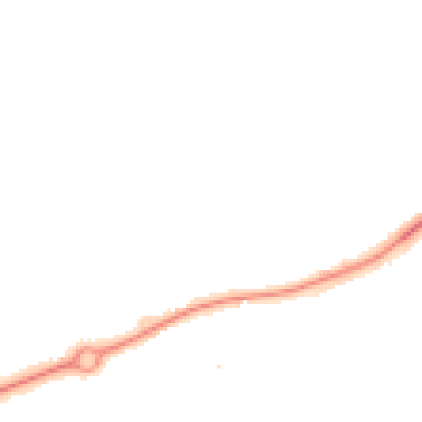 Night-time road noise heatmap for HR2 7XP