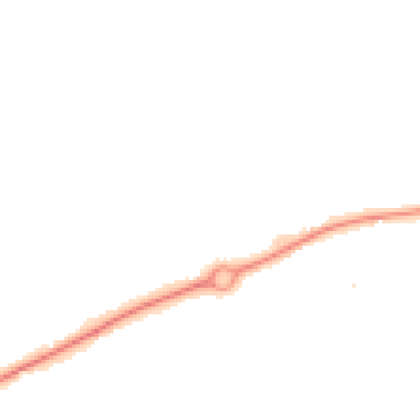 Night-time road noise heatmap for HR2 7YE