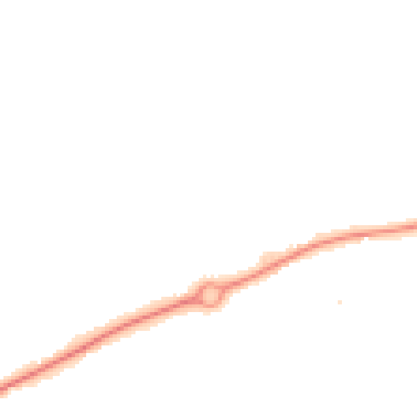 Night-time road noise heatmap for HR2 7YF