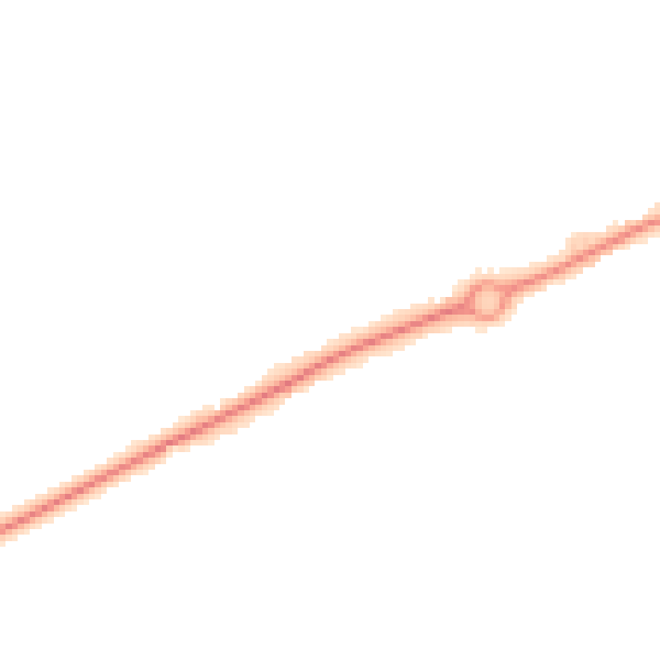 Night-time road noise heatmap for HR2 7YY