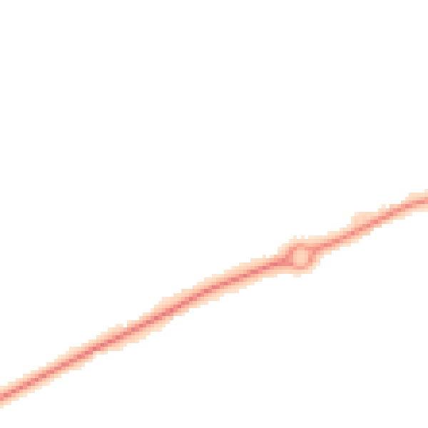 Night-time road noise heatmap for HR2 7ZB