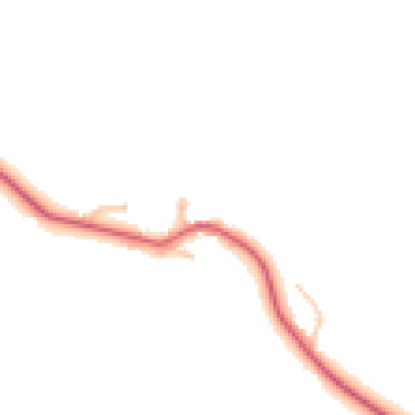 Daytime road noise heatmap for HR2 8FG