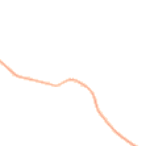 Night-time road noise heatmap for HR2 8FG