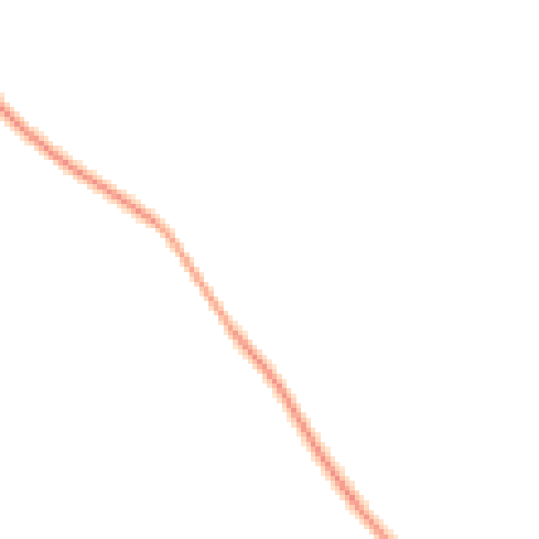 Night-time road noise heatmap for HR2 8JJ