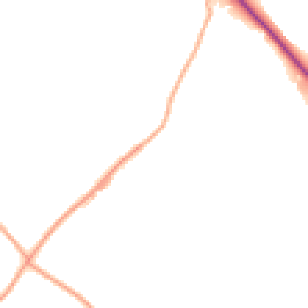 Daytime road noise heatmap for HR2 8NJ