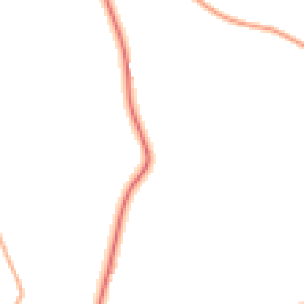Daytime road noise heatmap for HR2 8QL