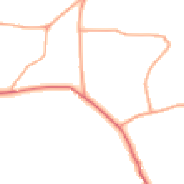Daytime road noise heatmap for HR2 9AT
