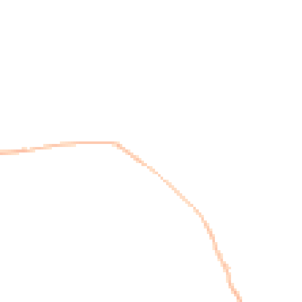 Night-time road noise heatmap for HR2 9AT
