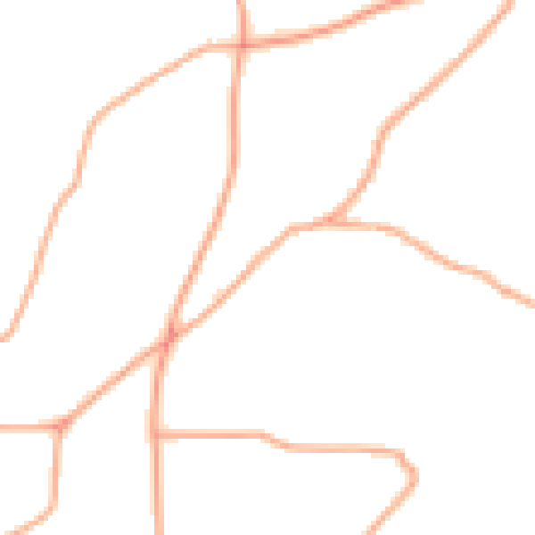 Daytime road noise heatmap for HR2 9BP