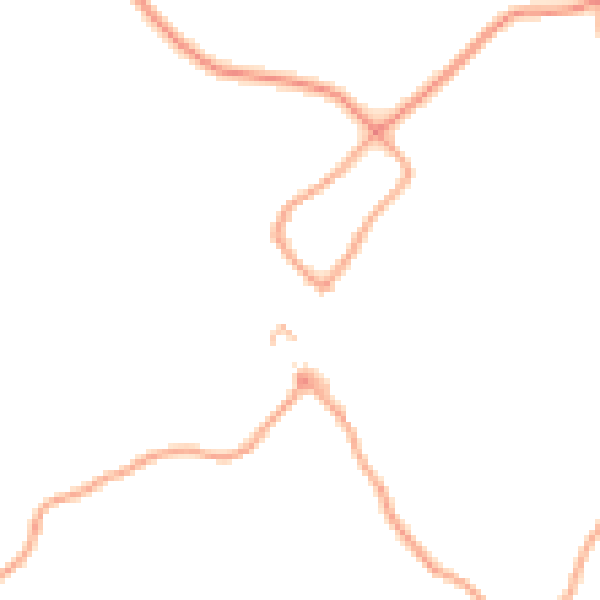 Daytime road noise heatmap for HR2 9DN