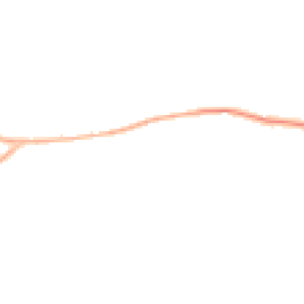 Night-time road noise heatmap for HR2 9FF