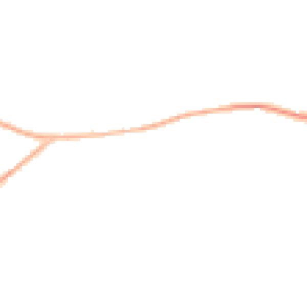 Night-time road noise heatmap for HR2 9FG