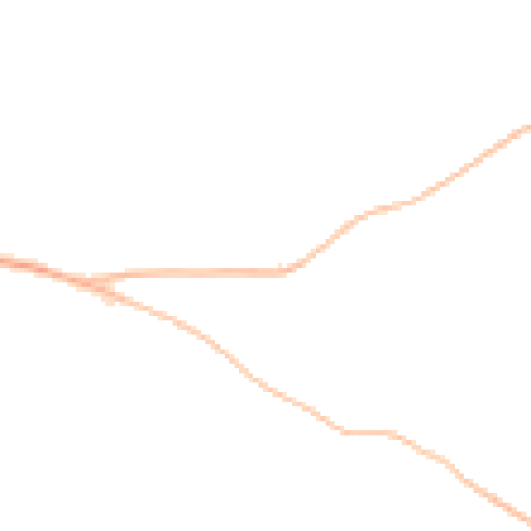 Night-time road noise heatmap for HR2 9HQ