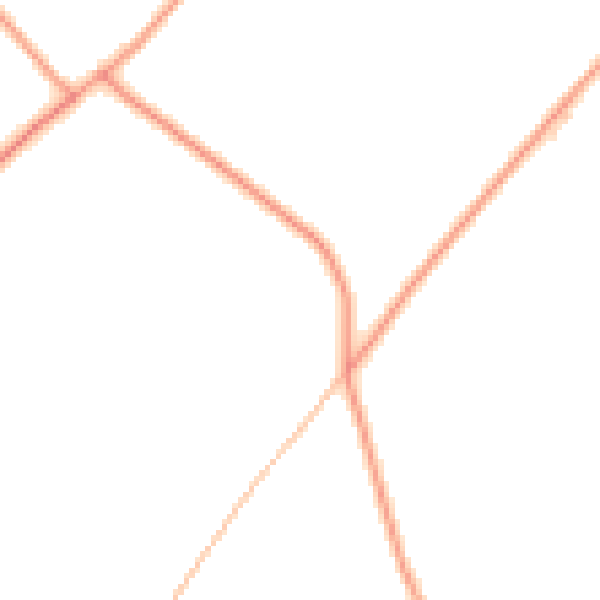 Daytime road noise heatmap for HR2 9NA