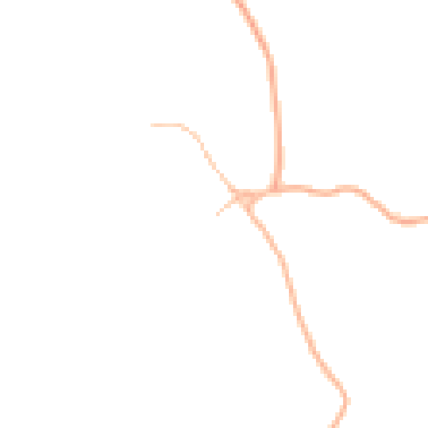 Daytime road noise heatmap for HR2 9PZ