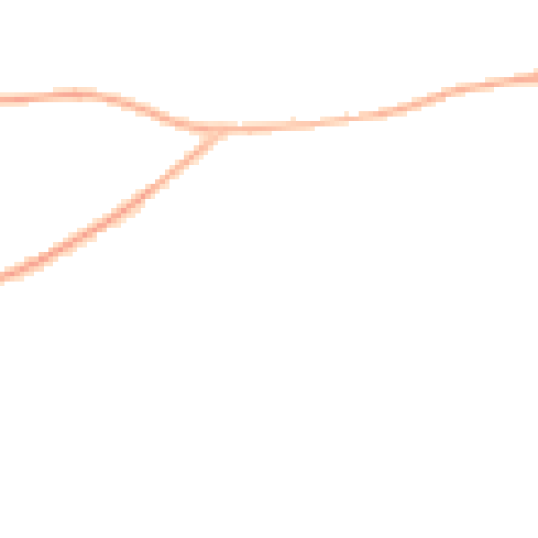 Night-time road noise heatmap for HR2 9RJ